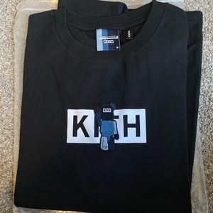 Kith x Bearbrick Logo Tee Black